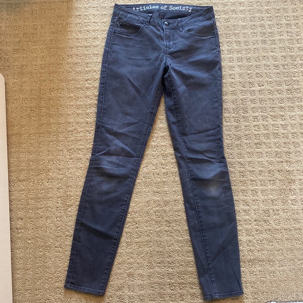 Articles of Society Gray Jeans Size 26